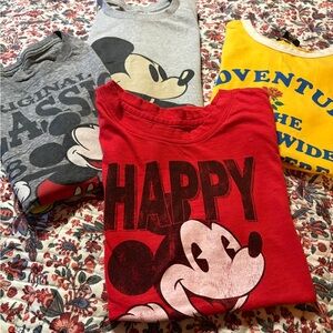 Four Disney tees size large last